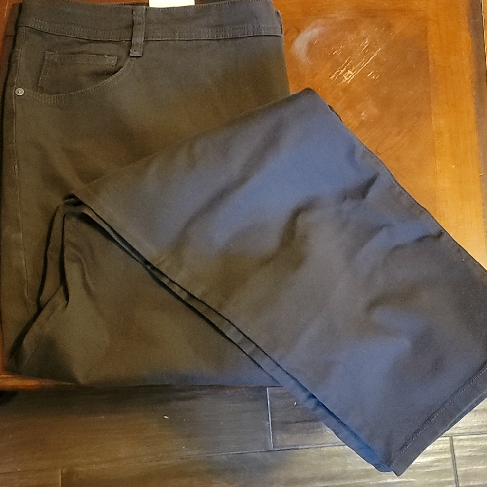 NWT Style & Co Brown Slim Leg Jeans Size 24W